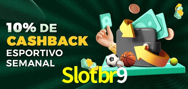 10% de bônus de cashback na Slotbr9